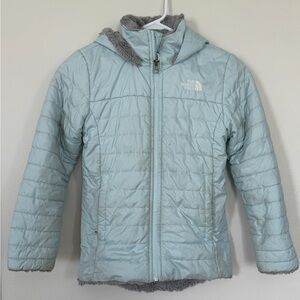 Girls The North Face jacket with hood size small 7/8